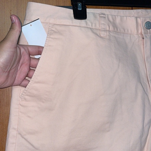NWT Mens Bonobos Stretch Washed Chinos - Peach - Size 40 - Picture 8 of 15
